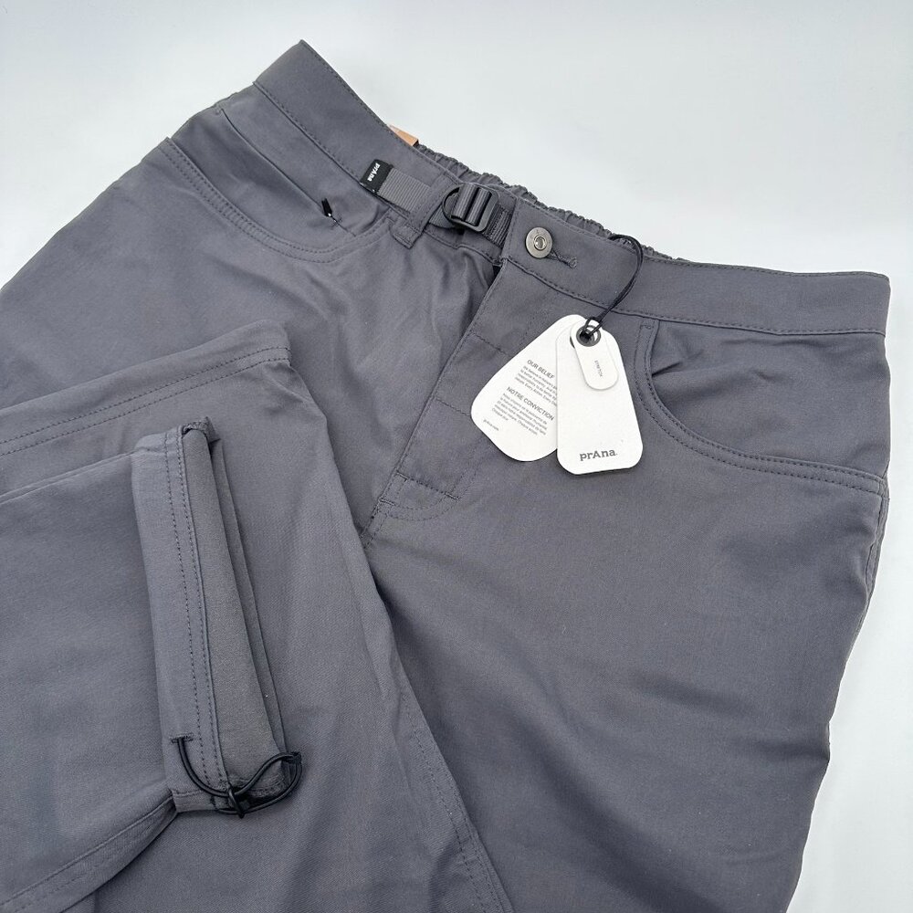 prAna Men's Stretch Zion™ Top-Out 30"‎ Inseam Straight Pant, Size Medium, Shadow